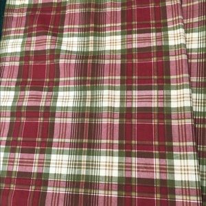Set of two Buffalo Plaid drapes